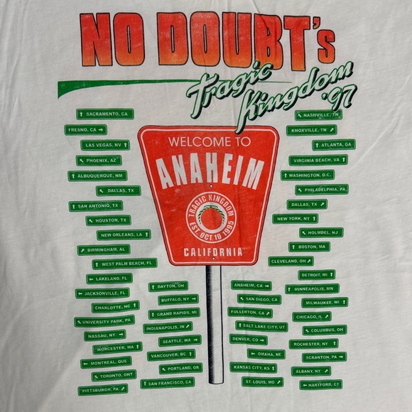 Daydreamer No Doubt concert tee. Vintage 80s look. Oversized - Picture 5 of 5